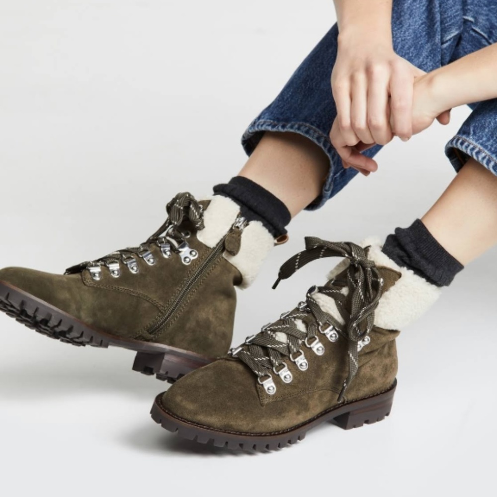 Rebecca Minkoff Jaylin suede booties - size 8
